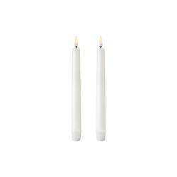 LED konisk stearinlys 20 cm, nordic white, Uyuni Lighting