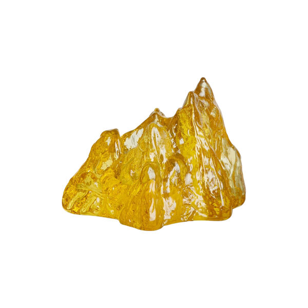 The Rock Lysestake, yellow, Kosta Boda