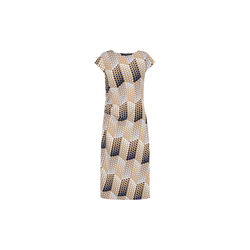 Medi Dress w. Twist, blue grafic dot, Ilse Jacobsen Hornb&aelig;k