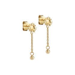 Sunshine Drop øreringer, forgylt, ENAMEL Copenhagen