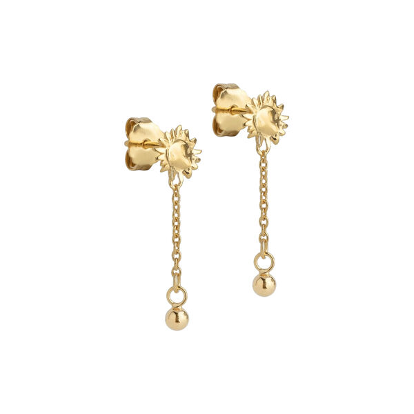Sunshine Drop øreringer, forgylt, ENAMEL Copenhagen