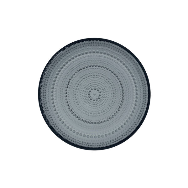 Kastehelmi tallerken, m&oslash;rk gr&aring;, Iittala