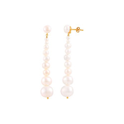 Embla øreringer, gold, Hultquist Copenhagen