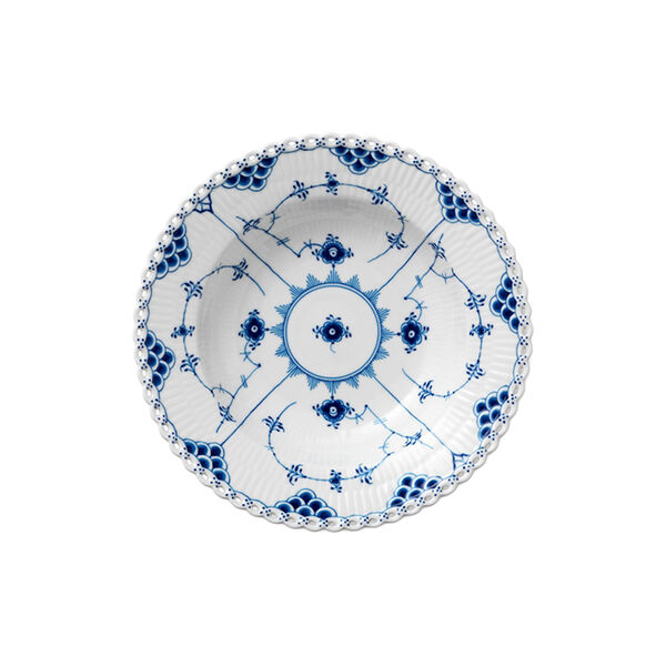 Musselmalt Helblonde dyp tallerken &Oslash; 23 cm, Royal Copenhagen