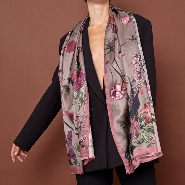 LIVING GARDEN skjerf, gammel rose LIVING GARDEN skjerf, gammel rose, Bella Ballou