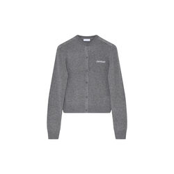 2ND Vinny TT - Soft Wool Blend Cardigan, 420129 Light Grey Melange, 2NDDAY