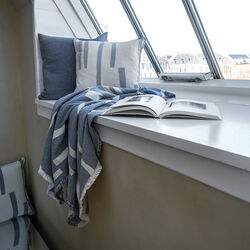 Lyme Grass pledd, blue, ELVANG