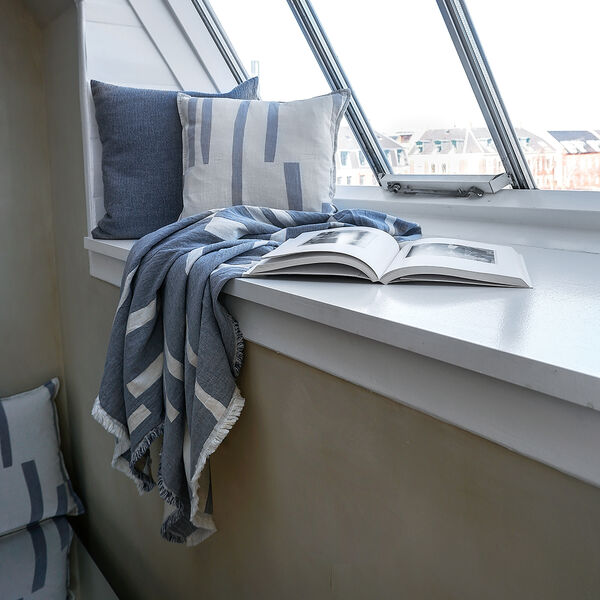 Lyme Grass pledd, blue, ELVANG