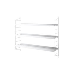 String® Pocket metall hyllesystem, hvit String® Pocket metall hyllesystem, hvit, String Furniture