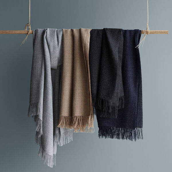 Traveller Scarf, navy/grey, ELVANG