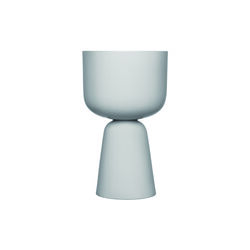 Nappula blomsterpotte small high, lysegrå, Iittala