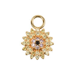 Alexandra charm, gold, Emilia by Bon Dep