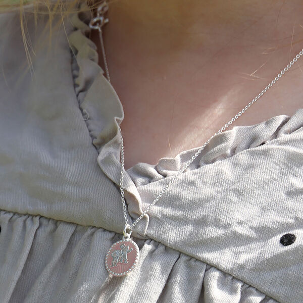 Lykkeliten, sølv/rosa sky Lykkeliten, sølv/rosa sky, Th. Marthinsen