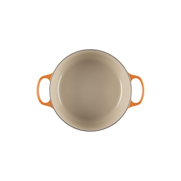 Signature st&oslash;pejern rund gryte &Oslash; 28 cm, volcanic, Le Creuset
