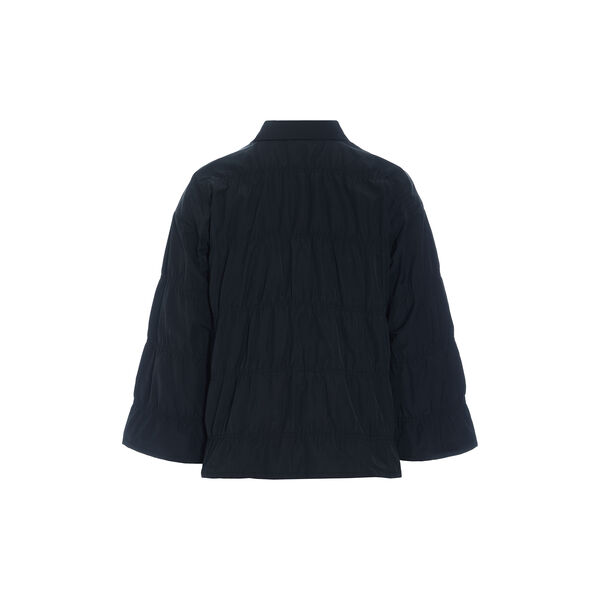 Fukkura poplin jacket with elastic, black, BITTE KAI RAND