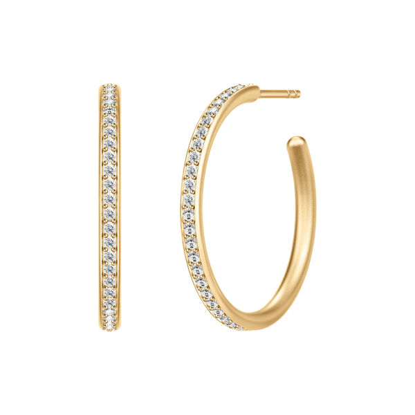 Infinity Medium hoops, gold, Julie Sandlau