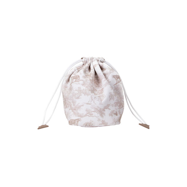 Leather Bucket Bag Mini, dark sand, DARK department