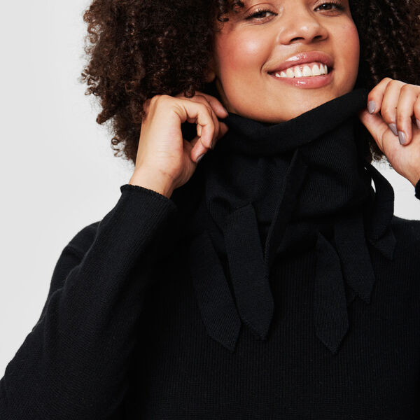 New Wool Turtleneck Pullover, black, BITTE KAI RAND