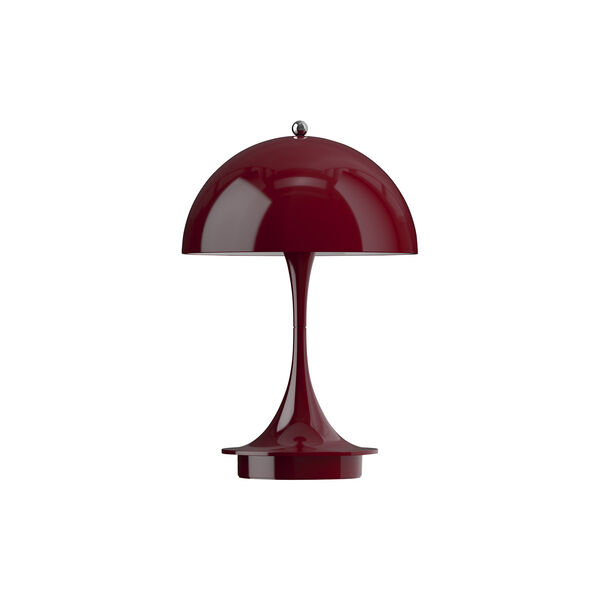 Panthella 160 Portable bordlampe, opaque burgundy Panthella 160 Portable bordlampe, opaque burgundy, Louis Poulsen