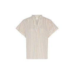 HMTavis blouse, khaki stripe, Heartmade