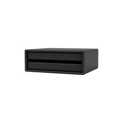CLASSIFY modul med to hyller, black, Montana Furniture