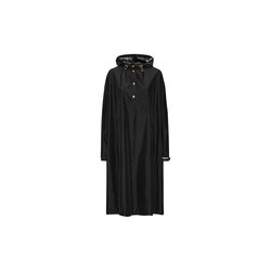Poncho m. ermer, black, Ilse Jacobsen Hornb&aelig;k