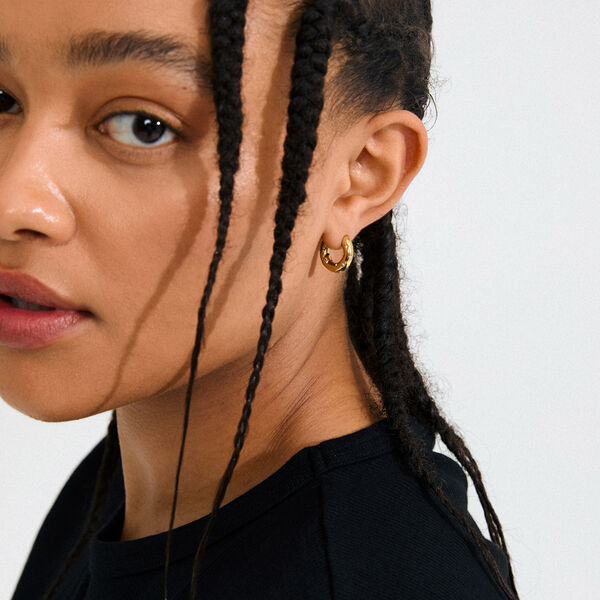 NEVAEH-bøyler, gullbelagte, Pilgrim