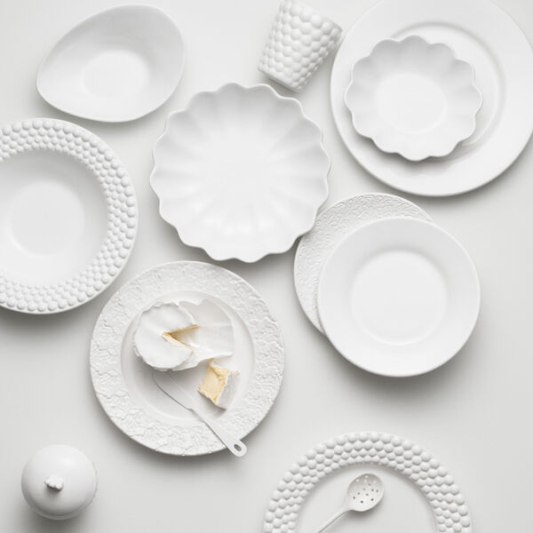 Oyster tallerken 28 cm, white, Mateus