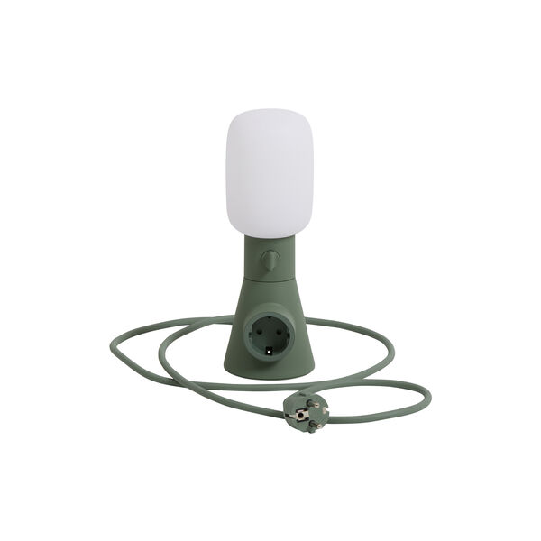 Plug-in Lamp, mossy green Plug-in Lamp, mossy green, Pedestal