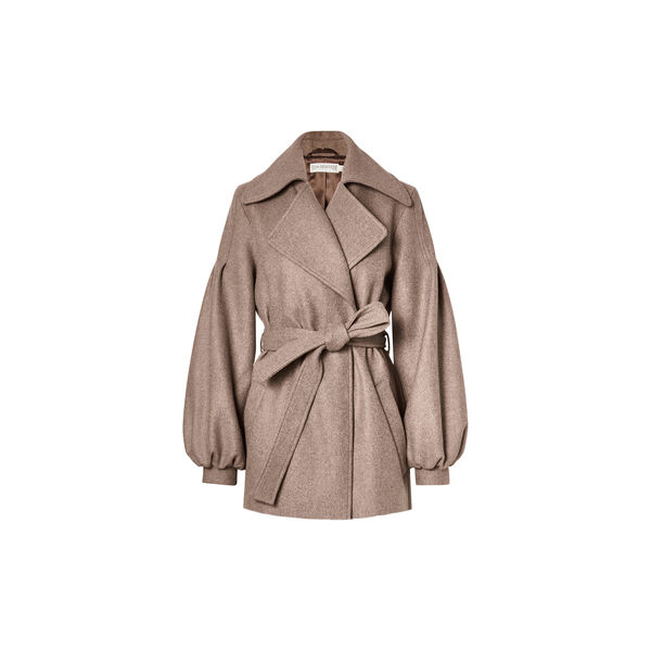 Vinnie Wool Jacket Twill, light brown, Ida Sj&ouml;stedt