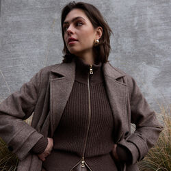 Aulona knit, bitter chocolate, PBO