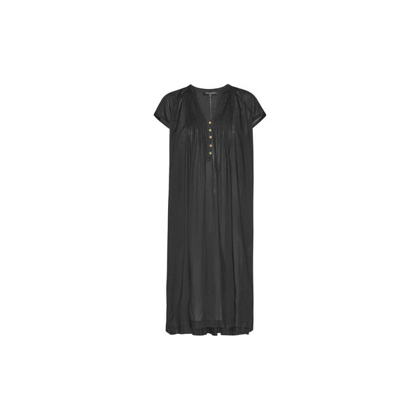 Short Sleeve Long Dress, dark indigo, Ilse Jacobsen Hornb&aelig;k