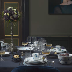 Bl&aring; Elements dyp tallerken, 25 cm, Royal Copenhagen