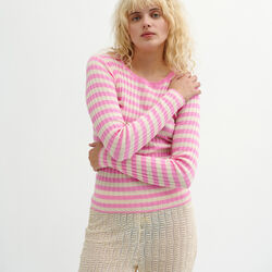 ArlieRS Knit Blouse, multi pink, Résumé