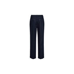 NUALETTA PANTS, dark blue denim, N&Uuml;MPH