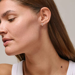 Trinity Studs, s&oslash;lv, ENAMEL Copenhagen