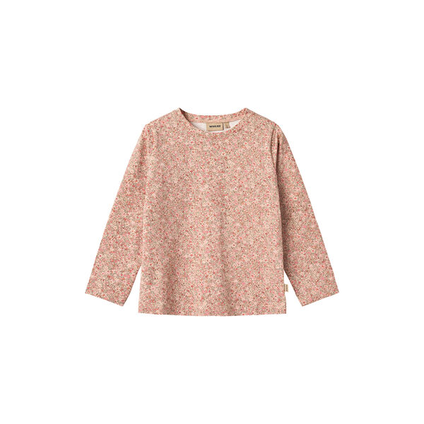 T-shirt L/S Manna, 9566 rose dust flower meadow T-shirt L/S Manna, 9566 rose dust flower meadow, Wheat