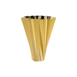 Shanghai vase, gold, Kartell