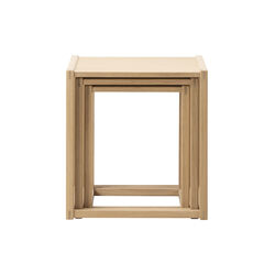 BM375 Nesting Tables, light oljet eik, Fredericia Furniture