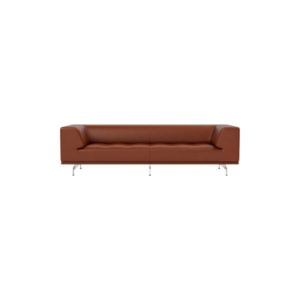 4511 Delphi Sofa, Cera 905/aluminium, Fredericia Furniture