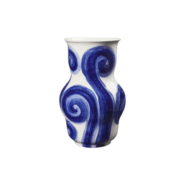 Tulle vase, bl&aring;, K&auml;hler