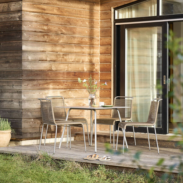 M20 Teiklgård hagestol, brun, FDB Møbler