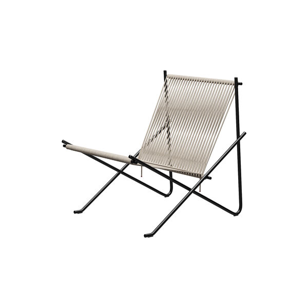 PK4&trade; stol, sort/natur, Fritz Hansen