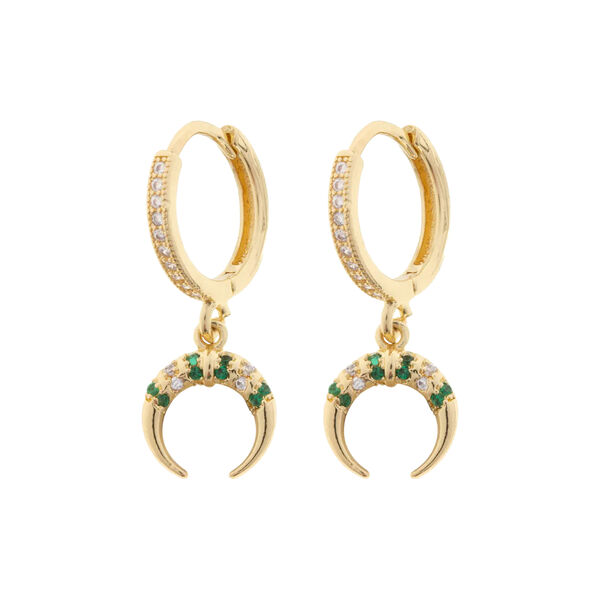 Aya - Crystal Horn Hoop &oslash;reringer, gull, timi of Sweden