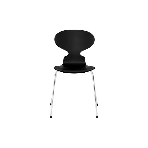 Myren&trade; 3101 lakkert stol, black/chrome, Fritz Hansen
