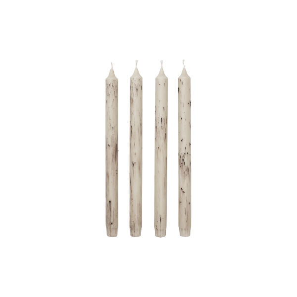 Mura Candles | Set Of 4 | Light Beige | Stearinlys, Ferm Living