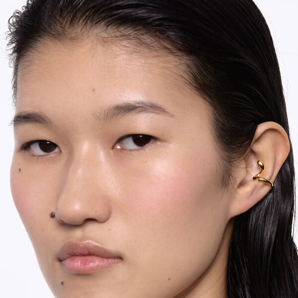 Coil Whirl Ear Cuff H&oslash;yre, Gull, Maria Black