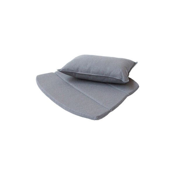 Putesett Breeze loungestol, grey, Cane-line