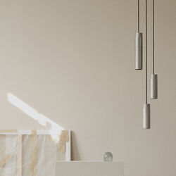 Patrone Cluster Ceiling Lamp Small, nickel-plated brass, Thorup Copenhagen