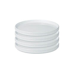 Servicen C Tallerken 25 cm 4-pk, hvit, VARGEN & THOR